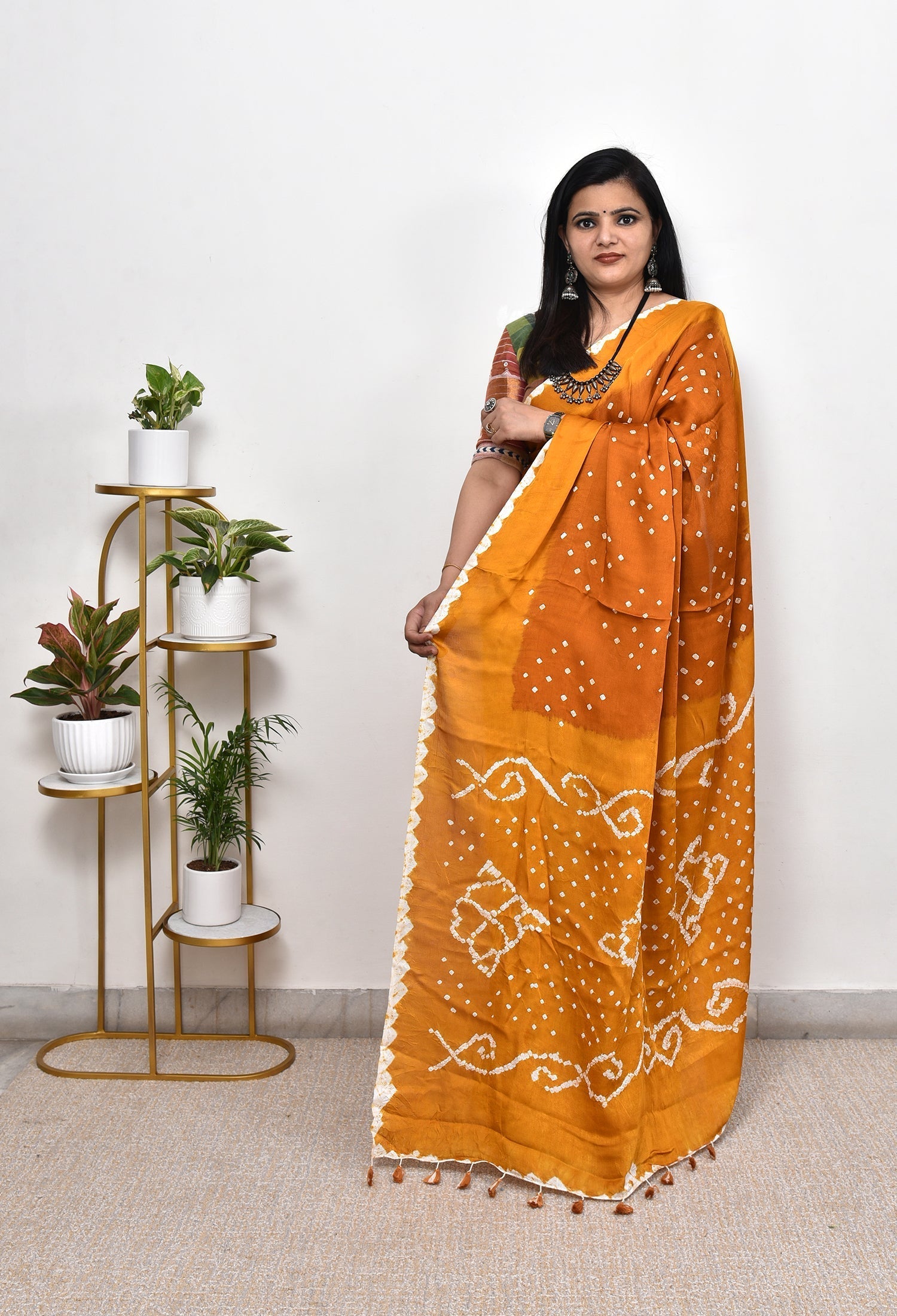 MODAL SILK BANDHANI SAREE