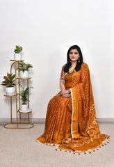 MODAL SILK BANDHANI SAREE