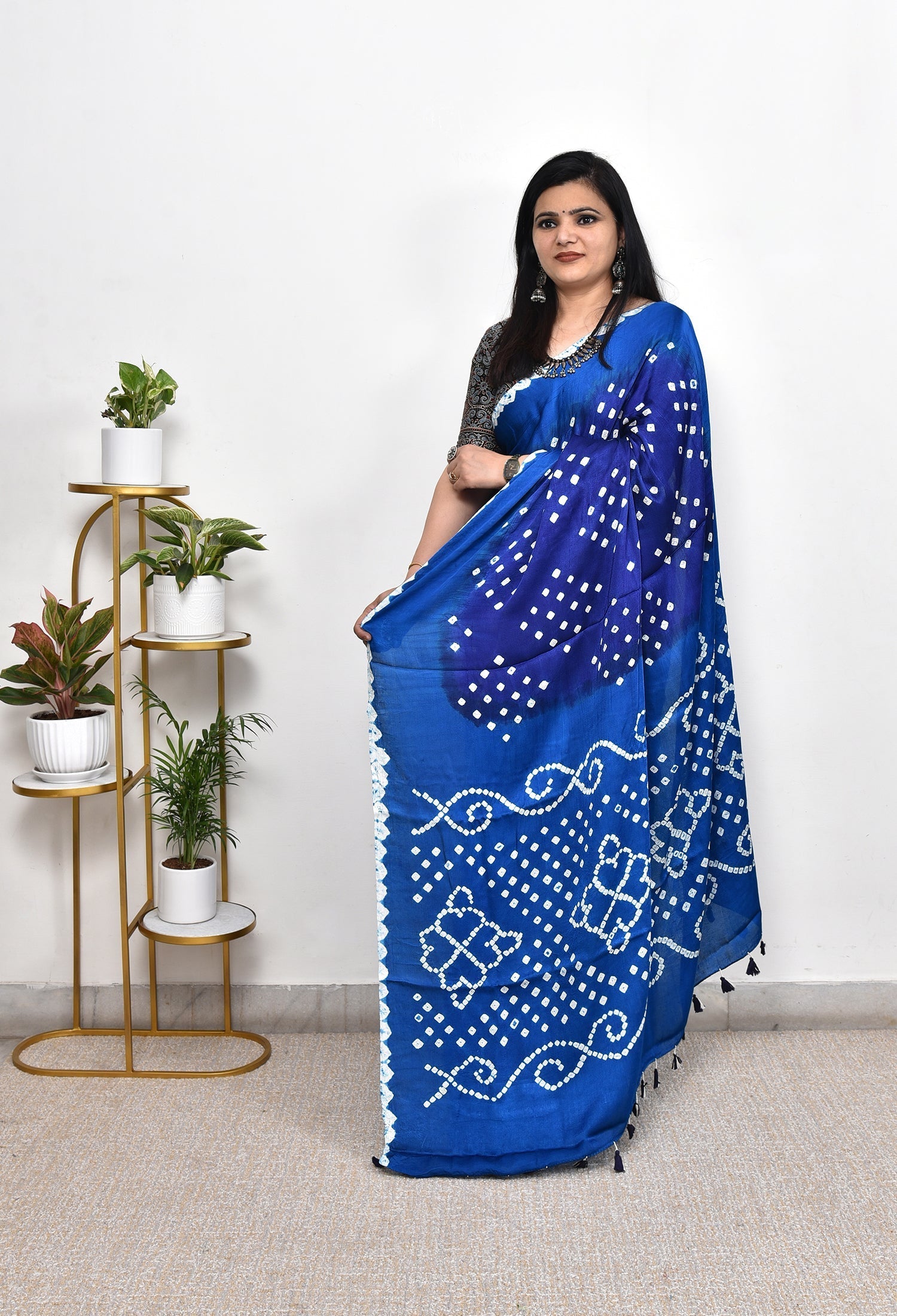 MODAL SILK BANDHANI SAREE