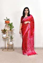 MODAL SILK BANDHANI SAREE