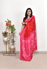 MODAL SILK BANDHANI SAREE