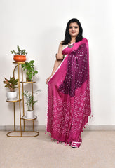 MODAL SILK BANDHANI SAREE