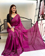 Modal Silk Bandhani Saree