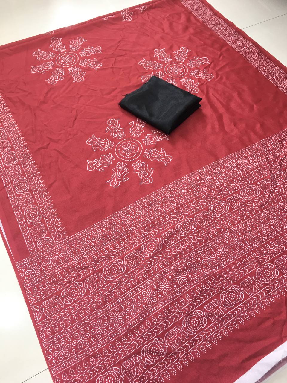 Modal Silk Bandhani Saree