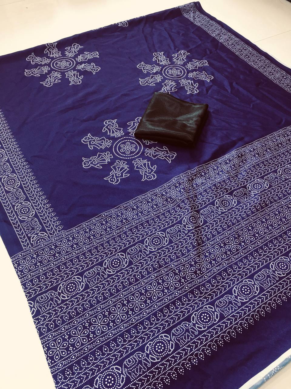 Modal Silk Bandhani Saree