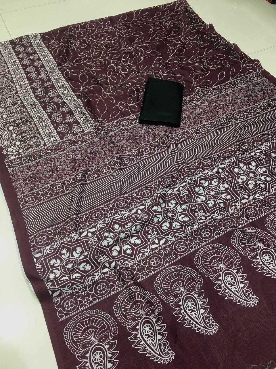 Modal Silk Bandhani Saree